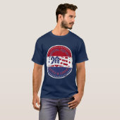 2024自由・平等・正義・自由アメリカ国旗 Tシャツ (正面フル)