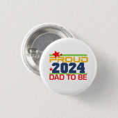 2024誇りを持ったパパのキーチェーンボタン 缶バッジ (正面&裏面)