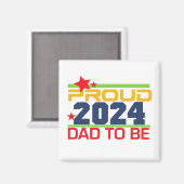 2024誇りを持ったパパ未来の父の磁石 マグネット (正面/裏面)