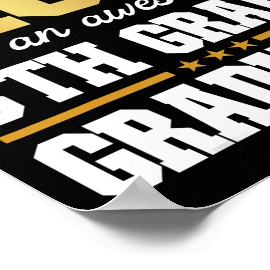 2024誇りを持った年8年素晴らし卒業の母 ポスター (角)