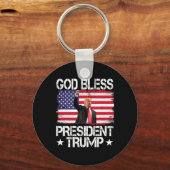 2024賛美年トランプ大統領の支援 キーホルダー (正面)
