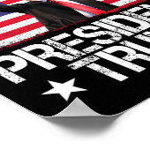 2024賛美年トランプ大統領の支援 ポスター (角)