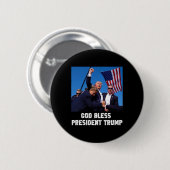 2024賛美年トランプ総長の投票 缶バッジ (正面&裏面)