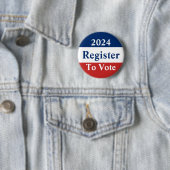 2024赤い白と青のボタンを投票に登録 缶バッジ (インサイチュ)