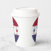 2024赤と青Let自由リングや輪自由ベル 紙コップ (左)