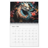 2024辰年ウォール カレンダー (3月 2026)