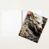 2024辰年ファンタジーホワイトドラゴン プランナー手帳 (ディスプレー)