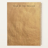 2024辰年ファンタジーホワイトドラゴン プランナー手帳 (裏面)