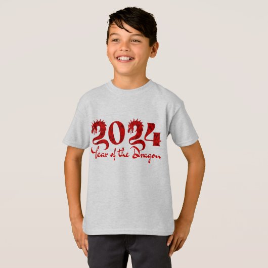 2024辰年赤 Tシャツ (正面フル)