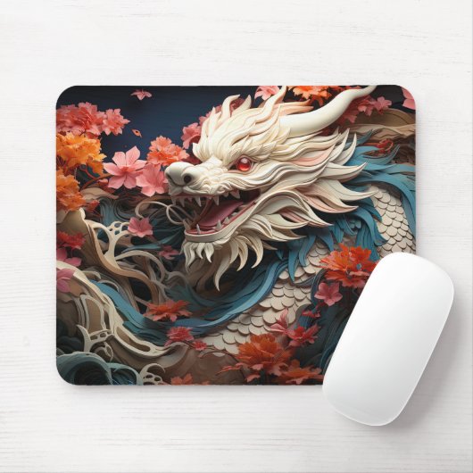 2024辰年 | White Dragon マウスパッド (マウス)