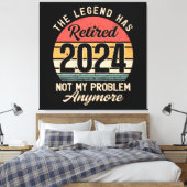 2024退職したはもう問題ではない キャンバスプリント (インサイチュ (寝室))