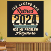 2024退職したはもう問題ではない キャンバスプリント (インサイチュ (リビング))