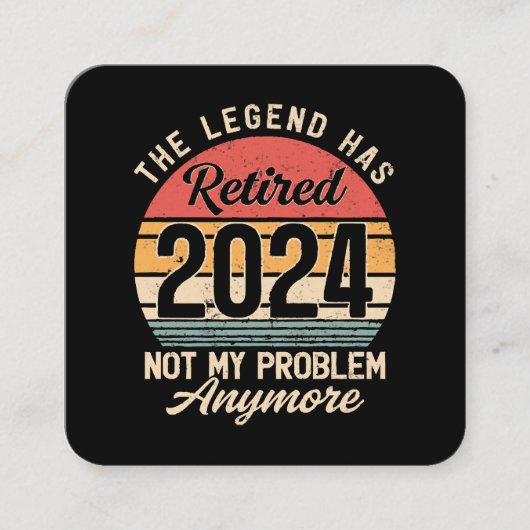 2024退職したはもう問題ではない スクエア名刺 (正面)