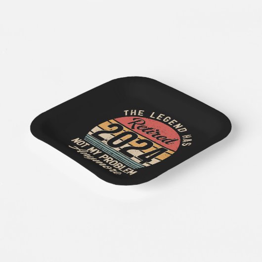 2024退職したはもう問題ではない ペーパープレート (傾斜あり)