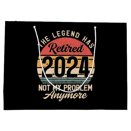 2024退職したはもう問題ではない ラージペーパーバッグ (裏面)