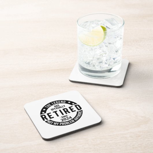 2024退職した年はもう問題じゃないおもしろい。 コースター (右側)