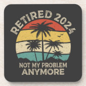 2024退職した年はもう私の問題ではない退職 コースター (正面)