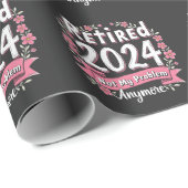 2024退職した年はもう私の問題ではない退職 ラッピングペーパー (ロールコーナー)