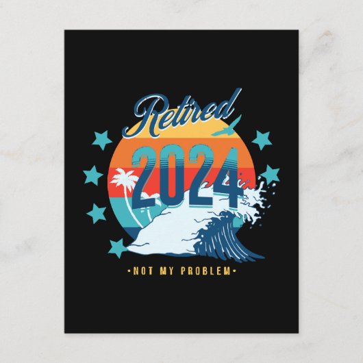 2024退職した年 エンクロージャーカード (正面)