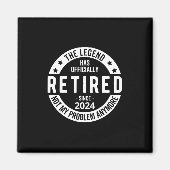 2024退職した年 マグネット (正面)