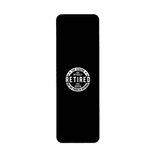 2024退職した年 ラベル (正面)