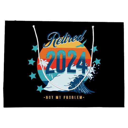 2024退職した年 ラージペーパーバッグ (裏面)