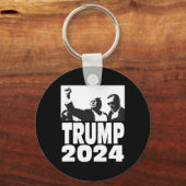 2024防弾テフロンドンラリー射撃、 発砲拳Pu キーホルダー (正面)