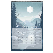 2024静かなシーン カレンダー (2月 2027)