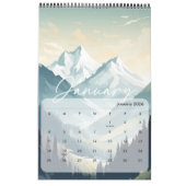 2024静かなシーン カレンダー (1月 2026)