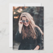 2024黒金ゴールド瑪瑙フォトダーク卒業 招待状 (裏面)