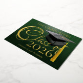 20245年クラス卒業 箔招待状 (回転した状態)
