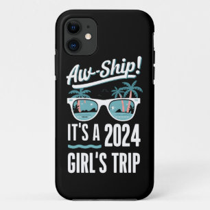 2024 ガールズトリップ クルーズ グループ おもしろTシャツ iPhone 11 ケース