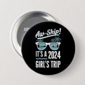 2024 ガールズトリップ グループクルーズ おもしろTシャツ 缶バッジ (正面&裏面)
