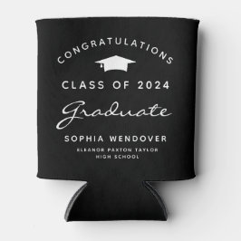 2024 クラシック ブラック＆ホワイト 卒業式 カン クーラー