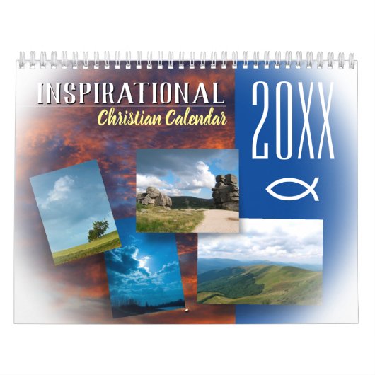 2024 |クリスチ素晴らしア感動的ン カレンダー (カバー)