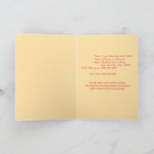 2024 クリスマス猫パーティー招待状 サンキューカード (内部)