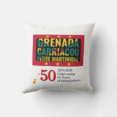 2024 グレナダ 50周年独立記念 クッション (裏面)