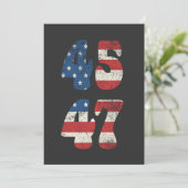 2024 トランプ アメリカを再び愛国的なアメリカ  招待状 (スタンド正面)