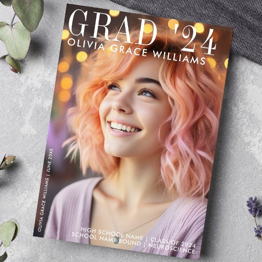 2024 モダン卒業記念誌オーバーレイ 案内状