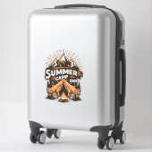 2024 夏キャンプ 夏季キャンプ 休暇 マッチング シール (スーツケース)