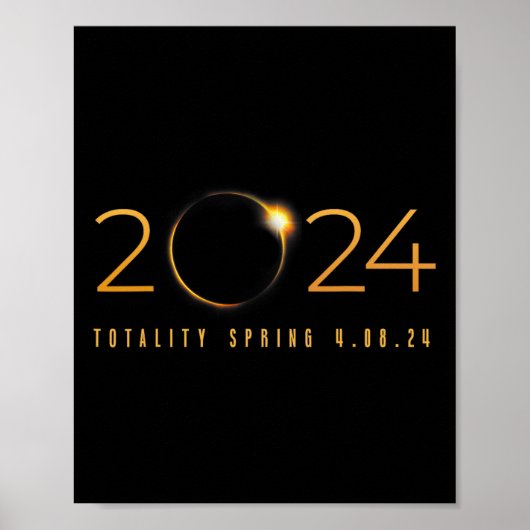 2024 太陽の Eclipseアメリカ総春4.08.2 ポスター (正面)