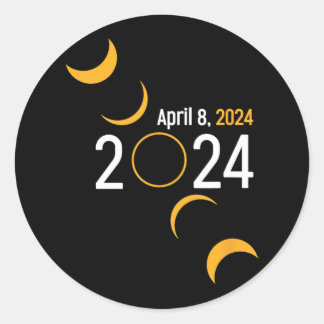 2024 太陽の Eclipse 2024 ラウンドシール