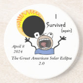 2024 太陽の Eclipse Survival Edition コースター (正面)