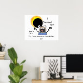 2024 太陽の Eclipse Survival Edition ポスター (ホームオフィス)