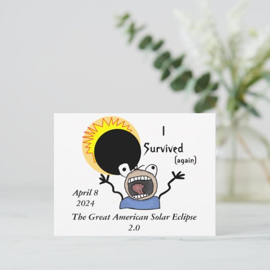 2024 太陽の Eclipse Survival Edition ポストカード (スタンド正面)