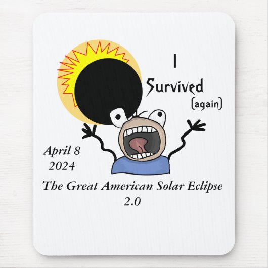 2024 太陽の Eclipse Survival Edition マウスパッド (正面)