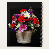 2024 春のカラフルな花 プランナー手帳 (裏面)