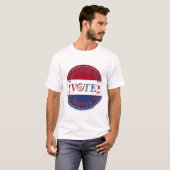 2024 祈赤、白、青の投票スクリプト Tシャツ (正面フル)