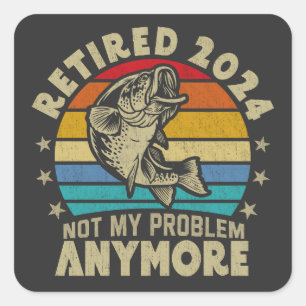 2024 退職したNot My Problemはもはやおもしろい魚釣り スクエアシール