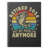 2024 退職したNot My Problemはもはやおもしろい魚釣り ノートブック (正面)